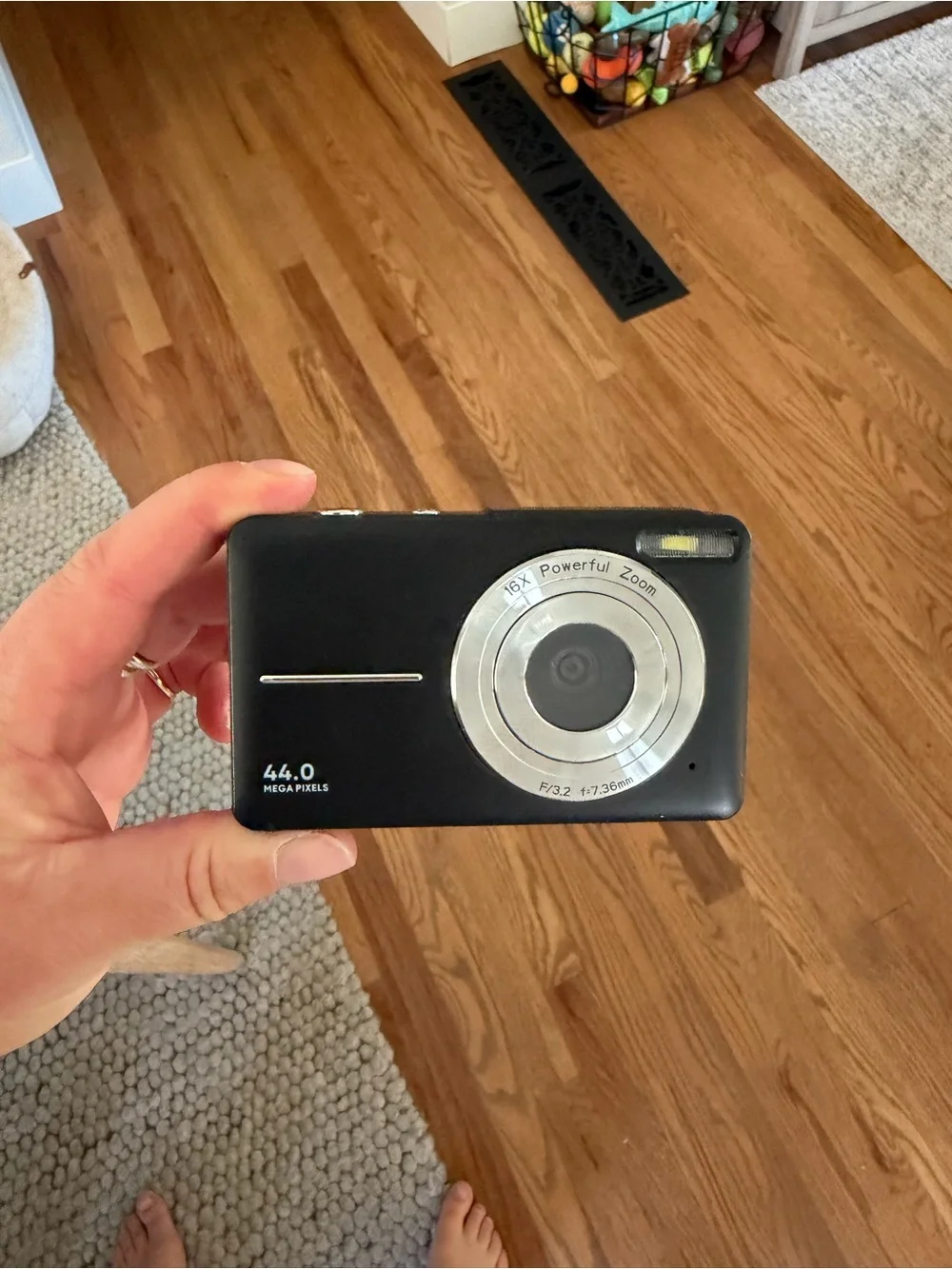 Compact Portable Digital Camera - Black
